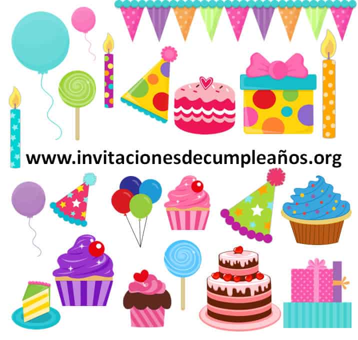 ▷ Las mejores Imágenes de Cumpleaños para invitaciones tarjetas y mas